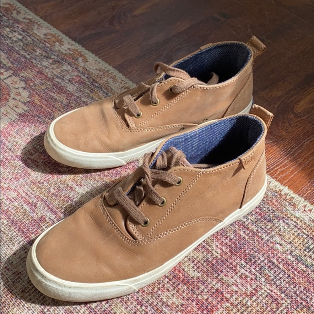 Keds faux leather sneakers